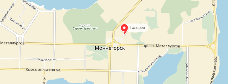 1xbet - Мончегорск. ППС на карте