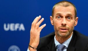 Президент УЕФА считает, что сезон можно закончить за закрытыми дверями