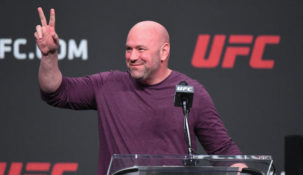 Президент UFC Дана Уайт провел конференцию с бойцами промоушена
