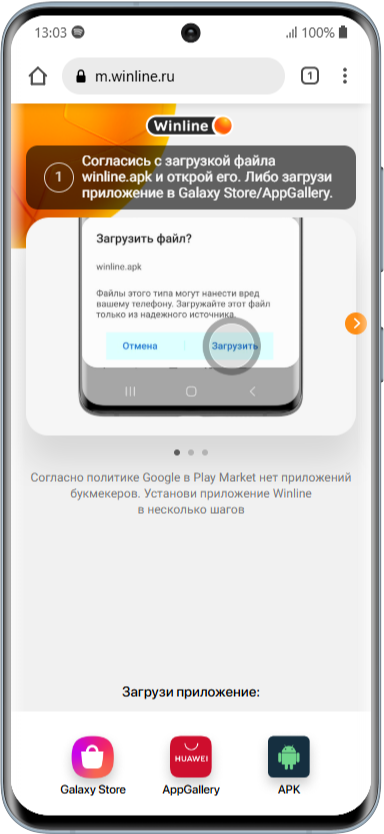 Приложение БК Винлайн