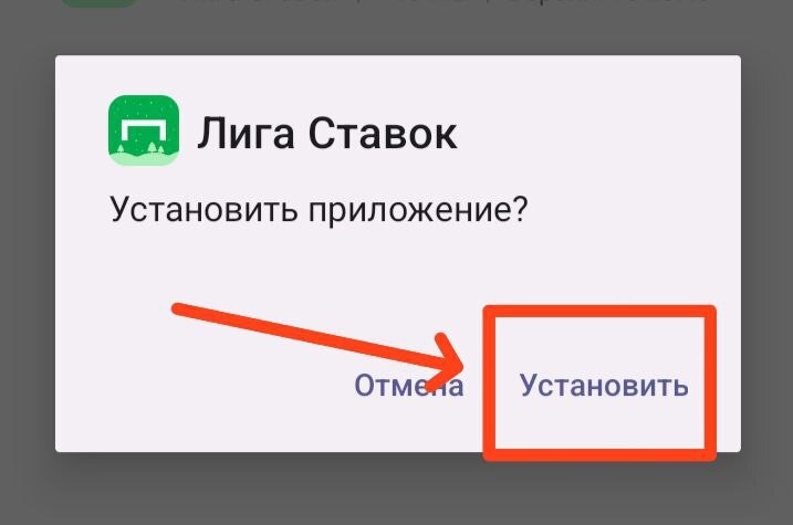 Приложение БК Лига Ставок