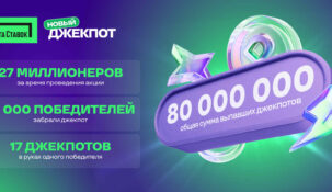 Начался второй месяц акции «Новый Джекпот» от букмекера «Лига Ставок»