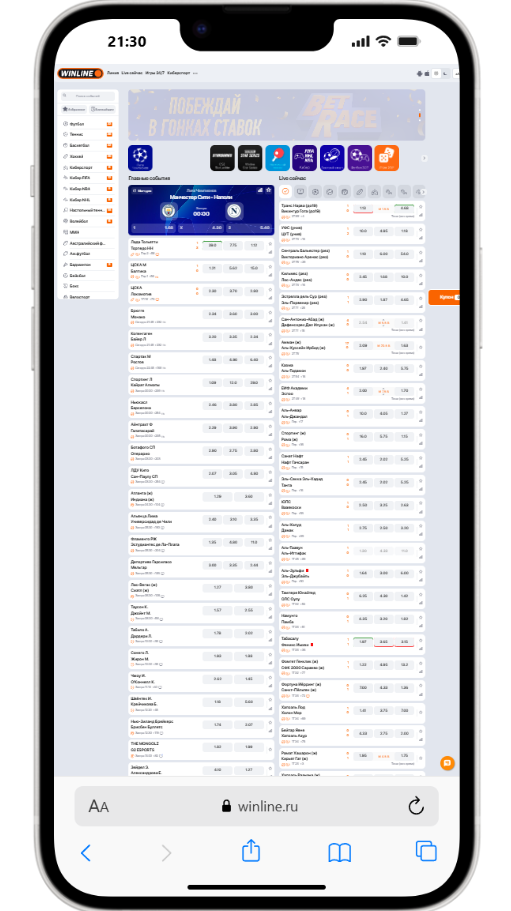 бк винлайн приложение для iphone