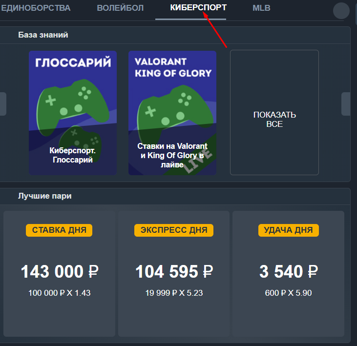 киберфутбол в БК Балтбет