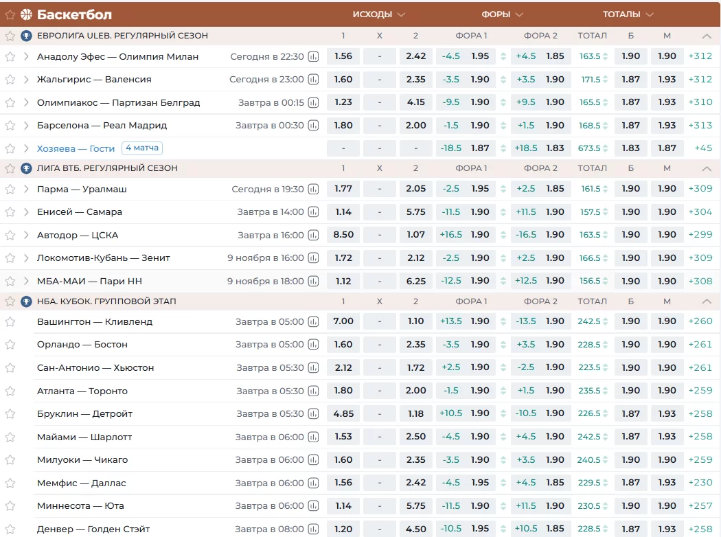 Линия ставок в Пари