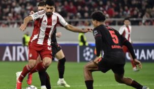 Олимпиакос — Байер: трансляция матча — где смотреть и когда начинать