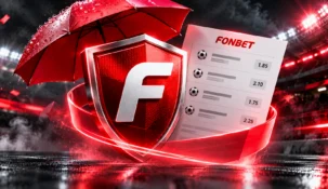 Фонбет страхует экспрессы от одного проигравшего события