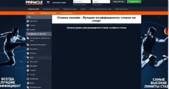 Pinnacle - главная страница