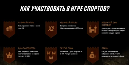 Игра спортов с призовым фондом 600000 рублей от Париматч